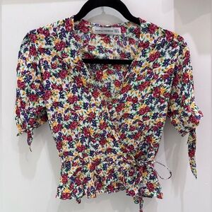 Faithfull the Brand Multicolor Floral Blouse